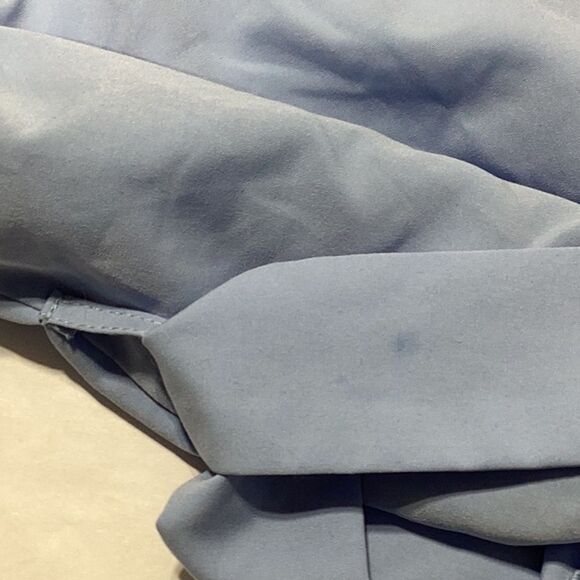 Simplee Plus Blue Ruffle Lace Belted Dress 3X - Picture 8 of 11